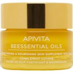 Apivita Beessential Oils Strengthening & Nourishing Skin Supplement Night Balm Συμπλήρωμα Προσώπου Νύχτας Ενδυνάμωσης & Θρέψης 15ml