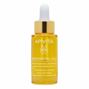 Apivita Beessential Oils Strengthening & Hydrating Skin Supplement Day Oil Έλαιο Προσώπου Ημέρας Για Ενδυνάμωση & Ενυδάτωση 15ml