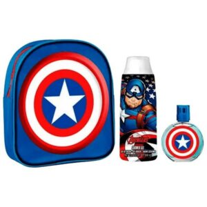 Air-Val International Set Captain America EDT 50ml & Shower Gel 300ml & Bag Captain America