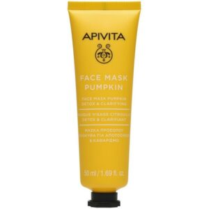 Apivita Face Mask Pumpkin Μάσκα Προσώπου Με Κολοκύθα Για Αποτοξίνωση 50ml