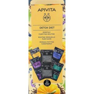 Apivita Promo Set Detox Diet Μηνιαία Ρουτίνα Καθαρισμού 5τμχ.