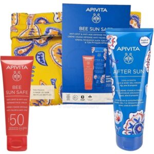 Apivita Set Bee Sun Safe Spf50 Anti-Spot & Anti-Age Face Cream 50ml + Δώρο After Sun Cool Cream Travel Size 100ml