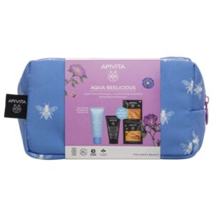 Apivita Aqua Beelicious Promo Comfort Hydrating Rich Cream 40ml & Black Detox Cleansing Jelly 50ml & Express Beauty Honey Face Mask 2x8ml