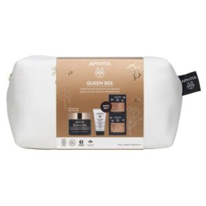 Apivita Queen Bee Promo Set Absolute Anti-Aging & Regenerating Rich Cream 50ml & Cleansing Milk 50ml & Face Mask Royal Jelly 2x8ml