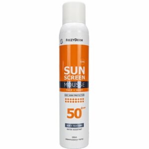 Frezyderm Sunscreen Face & Body Mousse SPF50+ Αντηλιακός Αφρός Προσώπου & Σώματος Πολύ Υψηλής Προστασίας 200ml.