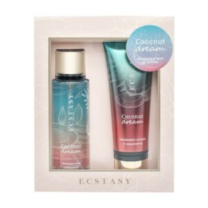 Ecstasy Set Coconut Dream Body Cream 236ml & Body Mist 250ml