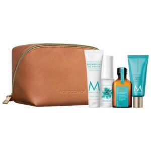 Moroccanoil Travel Kit Body Set (Oil Treatment 25ml, Shower Gel 30ml, Brumes Du Maroc 30ml, Hand Cream 40ml, Νεσεσέρ)