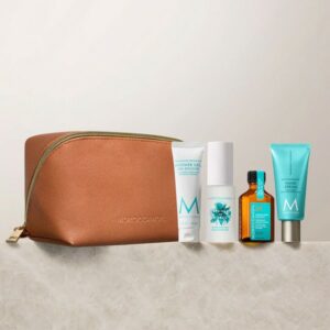 Moroccanoil Travel Kit Body Set (Oil Treatment 25ml, Shower Gel 30ml, Brumes Du Maroc 30ml, Hand Cream 40ml, Νεσεσέρ)