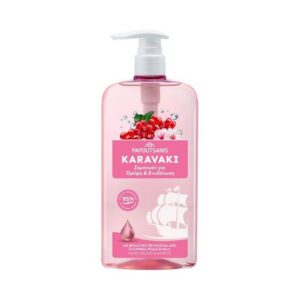 Papoutsanis Karavaki Ρόδια & Μέλι Σαμπουάν για Ενυδάτωση για Όλους τους Τύπους Μαλλιών 600ml