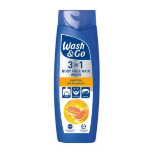 Wash & Go 3-In-1 Vitamin C Shampoo 360ml (1+1)