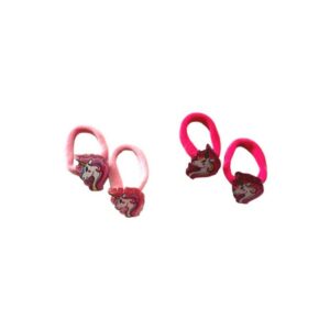 Ro Accessories Παιδικά Λαστιχάκια Μαλλιών Σετ 2 τμχ. 17-0154 Φούξια