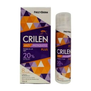 Frezyderm Crilen Anti-Mosquito Plus Spray Ενυδατικό Σπρέι Κατά των Κουνουπιών με 20% IR3535 100ml