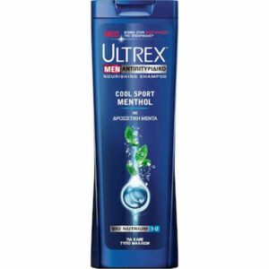 Ultrex Cool Sport Menthol Σαμπουάν κατά της Πιτυρίδας για Όλους τους Τύπους Μαλλιών 360ml