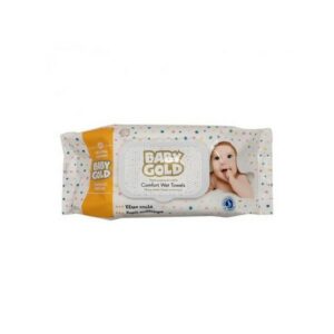 Baby Gold Μωρομάντηλα Xωρίς Οινόπνευμα Mε Χαμομήλι 72 τμχ