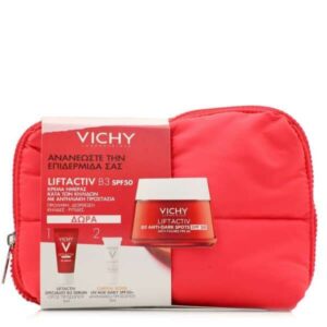 Vichy Promo Set Liftactiv B3 Specialist SPF50 Αντιγηραντική Κρέμα Ημέρας 50ml & Liftactiv Specialist B3 Serum 5ml & Capital Soleil Uv SPF50+ Age Daily Αντηλιακό Προσώπου 3ml & Νεσεσέρ