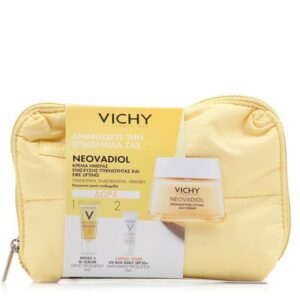 Vichy Promo Set Redensifying Cream Αντιγηραντική Κρέμα Ημέρας 50ml & Neovadiol Meno 5 BI- Serum 5ml & Capital Soleil UV-Age SPF50+Daily Αντηλιακό Προσώπου 3ml & Νεσεσέρ