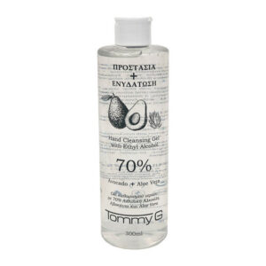 Tommy G Καθαριστικό Gel Χεριών 70% Αβοκάντο & Αλόη Βέρα 300ml