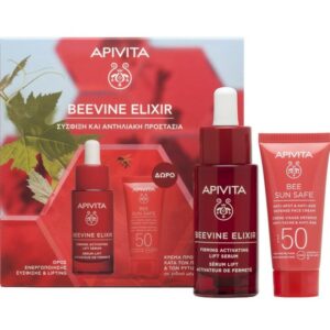 Apivita Promo Set Beevine Elixir Firming Activating Lift Serum 30ml & Δώρο Bee Sun Safe Anti-Spot & Anti-Age Defence SPF50 Face Cream 15ml