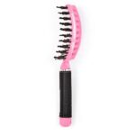 Niobe Βούρτσα Μαλλιών Πλαστική Happy Hair Brush Pink Νο Β-1041
