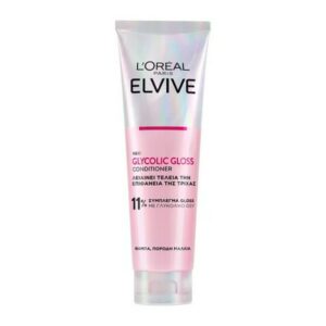 L’oreal Paris Elvive Glycolic Gloss Conditioner Μαλακτική Κρέμα Λάμψη & Λείανση Μαλλιών Γλυκολικό Οξύ 150ml