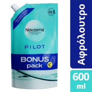 Noxzema Men Pilot Refreshing Bath Bonus Pack Refill 600ml
