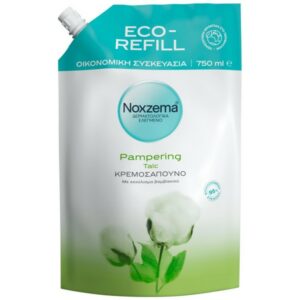 Noxzema Pampering Talc Refill Κρεμοσάπουνο Ανταλλακτικό 750ml