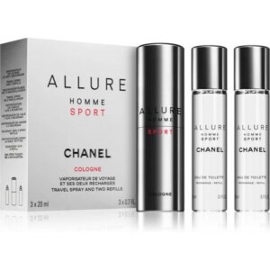 Chanel Allure Homme Sport Cologne Twist&Spray Eau De Toillete 60(3×20)ml