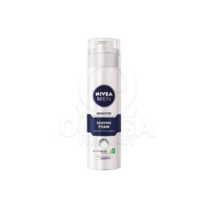 Nivea Men Sensitive Ανδρικός Αφρός Ξυρίσματος Για Ευαίσθητες Επιδερμίδες Με 0% Alcohol 250 ml