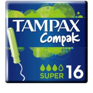 Tampax Ταμπόν Compak Super με Απλικατέρ 16τμχ