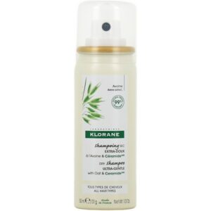 Klorane Dry Shampoo With Oat Milk Ultra Gentle Ξηρό Σαμπουάν Mε Γαλάκτωμα Βρώμης Για Καστανά Σκούρα Μαλλιά 50ml