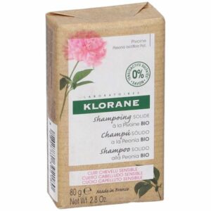 Klorane Shampoo Bar Peony Στέρεο Σαμπουάν Με Παιώνια 80gr