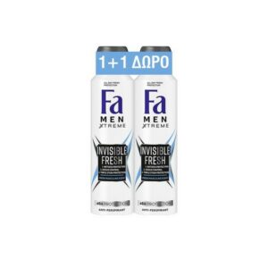 Fa Men Xtreme Invisible Fresh Deodorant Spray 150ml (1+1)