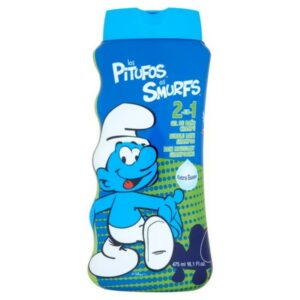 Lorenay Cartoon Smurfs 2in1 Bath & Shampoo 475ml