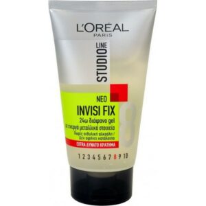 L’oreal Paris Studio Line Invisi Fix Νο6 24h Διάφανο Gel Μαλλιώνl Extra Δυνατό Κράτημα 150ml