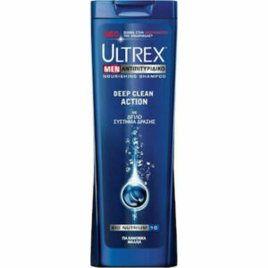 Ultrex Men Deep Clean Action Αντιπιτυριδικό Σαμπουάν Για Κανονικά Μαλλιά 360ml