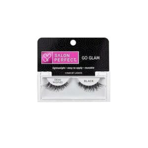 Salon Perfect Go Glam Demi Wispies Black Lashes Μαύρες Βλεφαρίδες