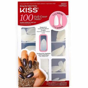 Kiss Long Stiletto Πολύχρωμα 100τμχ 100PS22