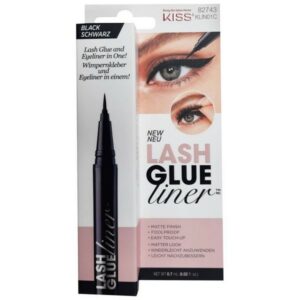 Kiss Lash Κόλλα Για Βλεφαρίδες Σε Μαύρο χρώμα 0.7ml