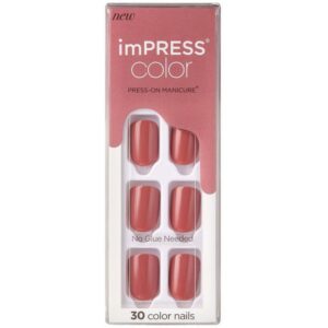 Kiss imPress Color Platonic Pink Nail Kit 30τμχ