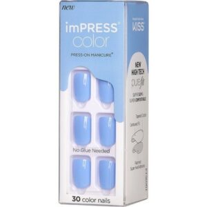 Kiss imPress Color Baby Why So Blue Nail Kit 30τμχ
