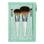 Ecotools I Need On The Go Style Kit Σετ Mε 4 Πινέλα Μακιγιάζ Σε Νεσεσέρ