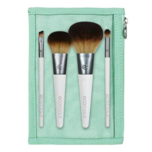 Ecotools I Need On The Go Style Kit Σετ Mε 4 Πινέλα Μακιγιάζ Σε Νεσεσέρ