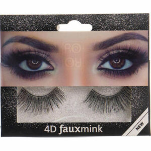 Ro-Ro Accessories 4D Fauxmink Βλεφαρίδες Με Κόλλα EY212