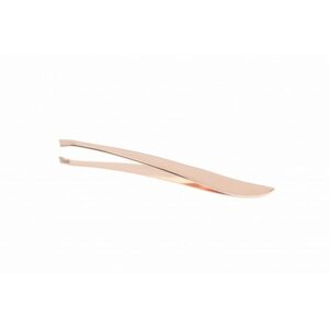 Ro Accessories Τσιμπιδάκι Φρυδιών Λοξό Ροζ-Χρυσό TS233