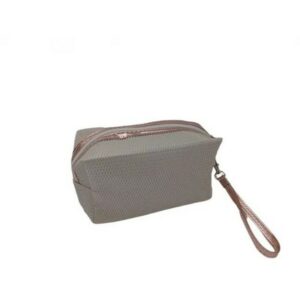Ro Ro Accessories Νεσεσέρ Μπεζ Mε Χρυσές Λεπτομέρειες BAG502A
