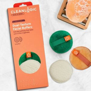 Cleanlogic Sensitive Skin Dual -Texture Facial Buffers 3τμχ.