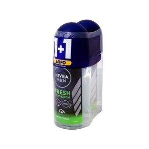Nivea Men Fresh Sensation 72h Deodorant Roll-On 50ml (1+1)