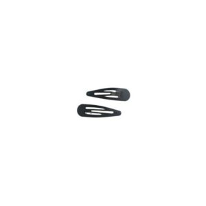 Ro Accessories Κλικ κλακ Μαλλιών Μαύρα 5cm σετ 2τμχ