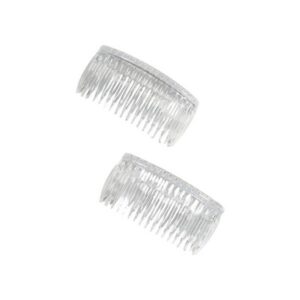 Ro Accessories Χτενάκια Διάφανα 8cm Σετ 2τμχ