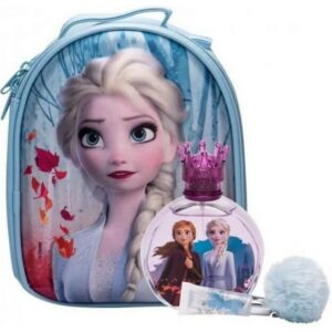 Air-Val Disney Frozen II Elsa Backpack Set Eau De Toilette 100ml & Lip Gloss Με Πομπόμ